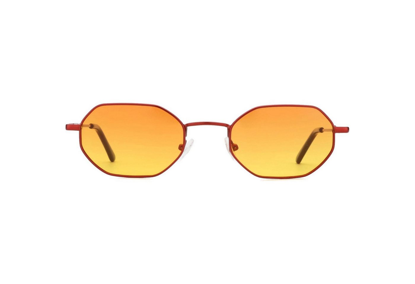 LuxusKollektion Retrosonnenbrille Mini Achteckige Sonnenbrille Damen Herren Polarisiert Metall Vintage LuxusKollektion Retrosonnenbrille Mini Achteckige Sonnenbrille Damen Herren Polarisiert Metall Vintage von LuxusKollektion