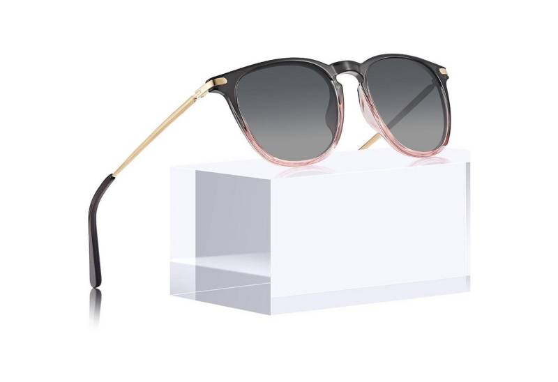 LuxusKollektion Retrosonnenbrille Polarisierte Damen Sonnenbrille Blaulichtfilter UV 400 Acetat-Rahmen von LuxusKollektion