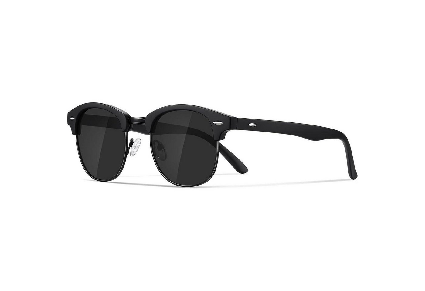LuxusKollektion Retrosonnenbrille Polarisierte Halbrahmen Sonnenbrille UV400 Rechteckige Retro von LuxusKollektion