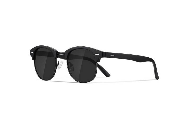 LuxusKollektion Retrosonnenbrille Polarisierte Halbrahmen Sonnenbrille UV400 Rechteckige Retro von LuxusKollektion