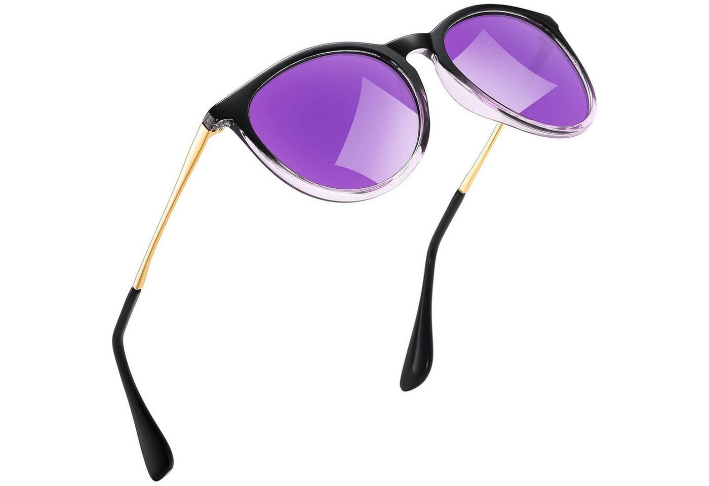 LuxusKollektion Retrosonnenbrille Polarisierte Retro Sonnenbrille Rund UV400 für Damen Herren Vintage LuxusKollektion Retrosonnenbrille Polarisierte Retro Sonnenbrille Rund UV400 für Damen Herren Vintage von LuxusKollektion