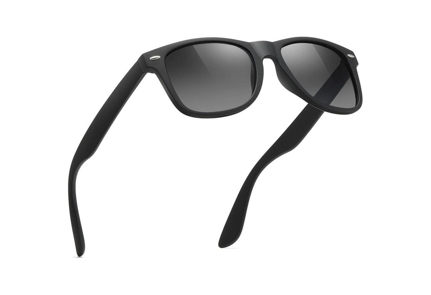 LuxusKollektion Retrosonnenbrille Polarisierte Sonnenbrille Herren Damen Retro Vintage Schwarz UV400 von LuxusKollektion