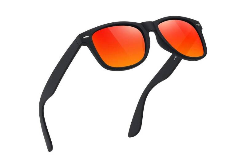 LuxusKollektion Retrosonnenbrille Polarisierte Sonnenbrille Herren Damen Schwarz UV400 Retro Vintage von LuxusKollektion