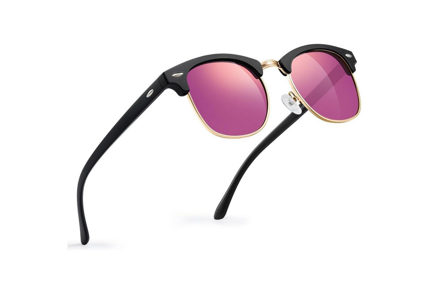 LuxusKollektion Retrosonnenbrille Polarisierte Sonnenbrille Herren Damen UV400 Outdoor Schwarz LuxusKollektion Retrosonnenbrille Polarisierte Sonnenbrille Herren Damen UV400 Outdoor Schwarz von LuxusKollektion