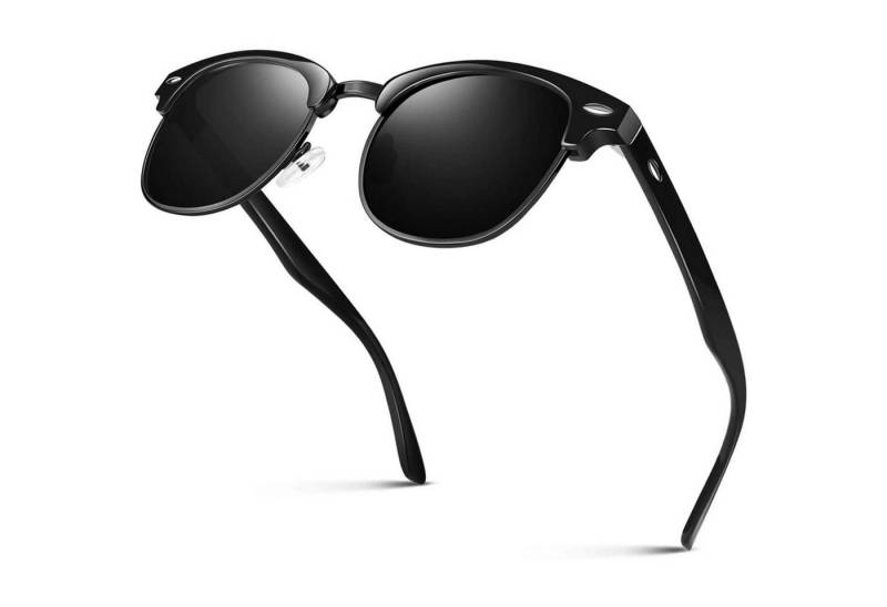 LuxusKollektion Retrosonnenbrille Polarisierte Sonnenbrille Retro Klassisch Halbrahmen UV400 für Herren von LuxusKollektion