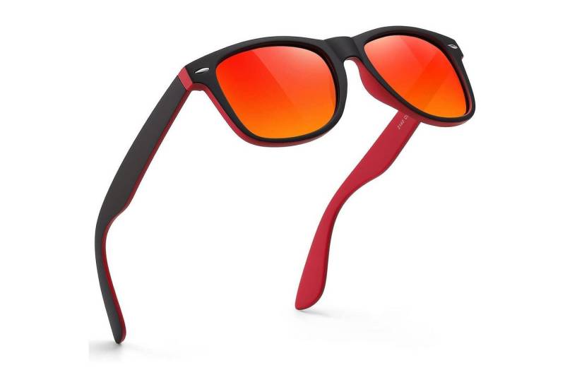 LuxusKollektion Retrosonnenbrille Polarisierte Sonnenbrille Schwarz UV400 Retro Vintage Sportbrille von LuxusKollektion