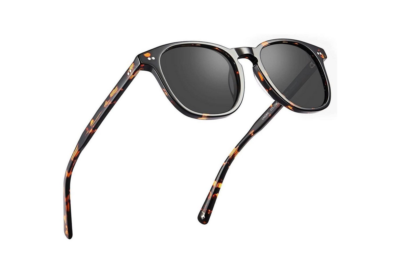 LuxusKollektion Retrosonnenbrille Polarisierte Vintage Sonnenbrille Herren UV-Schutz Acetatrahmen von LuxusKollektion