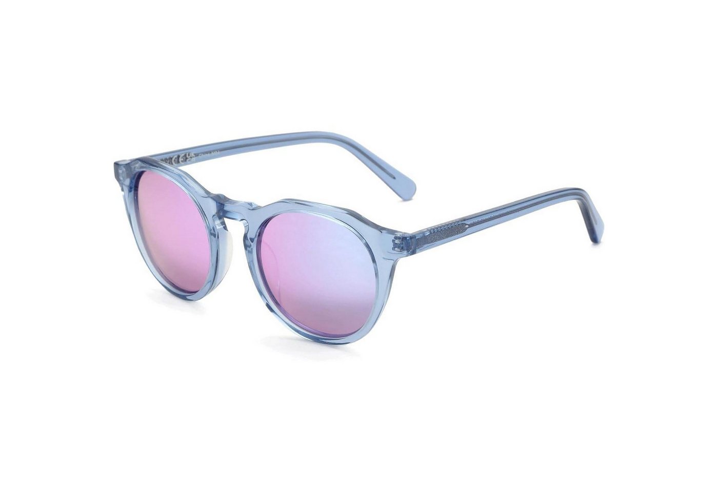 LuxusKollektion Retrosonnenbrille Runde Polarisierte Sonnenbrille Vintage für Herren Damen UV400 Schutz von LuxusKollektion