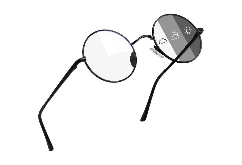 LuxusKollektion Retrosonnenbrille Sonnenbrille A20-schwarz Rahmen(photochrome Linsen) Wie die Bilder von LuxusKollektion