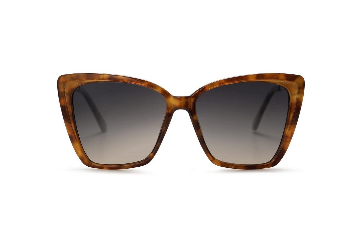 LuxusKollektion Retrosonnenbrille Sonnenbrille Damen Cateye Polarisierte UV Schutz Gelber Schildpatt von LuxusKollektion