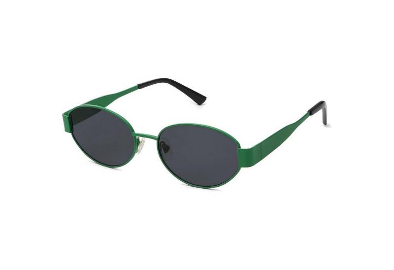 LuxusKollektion Retrosonnenbrille Sonnenbrille Damen Herren Oval Metal UV400 Schutz SJ1217 Grün Grau von LuxusKollektion