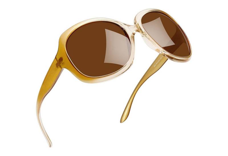 LuxusKollektion Retrosonnenbrille Sonnenbrille Damen Oversized B08-champagner Braun Wie die Bilder von LuxusKollektion