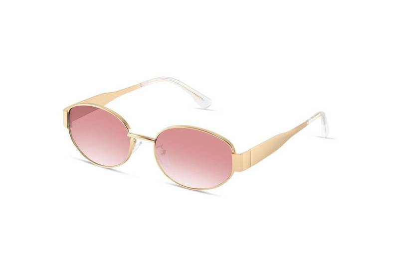 LuxusKollektion Retrosonnenbrille Sonnenbrille Damen Polarisiert Gold Oval Retro Vintage Uv400 von LuxusKollektion