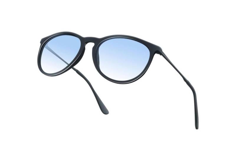 LuxusKollektion Retrosonnenbrille Sonnenbrille Damen Polarisiert UV400 Rund Cateye Farbverlauf Blau von LuxusKollektion