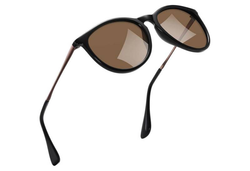 LuxusKollektion Retrosonnenbrille Sonnenbrille Damen Polarisierte Rund UV400 Retro Vintage Schutz von LuxusKollektion