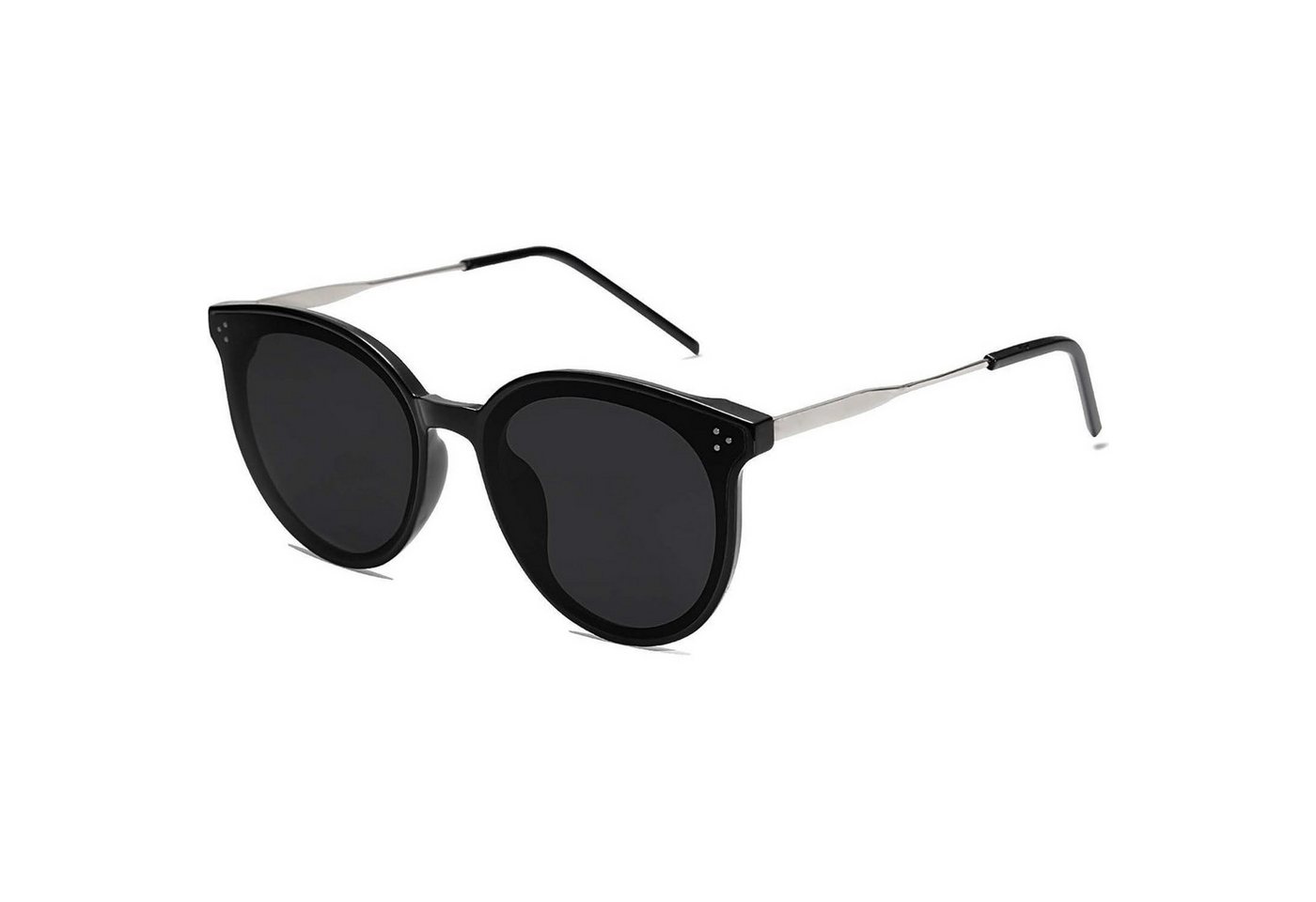 LuxusKollektion Retrosonnenbrille Sonnenbrille Damen Retro Vintage Cateye Übergroß UV400 Schwarz Grau von LuxusKollektion