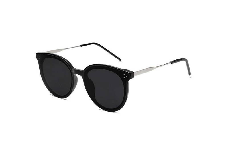 LuxusKollektion Retrosonnenbrille Sonnenbrille Damen Retro Vintage Cateye Übergroß UV400 Schwarz Grau von LuxusKollektion
