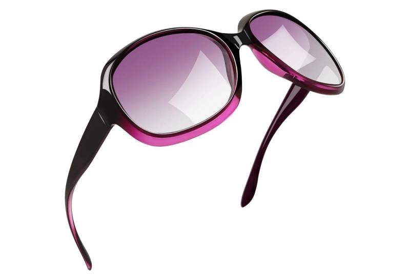LuxusKollektion Retrosonnenbrille Sonnenbrille Damen Übergroße B14-mode Lila Helllila Wie die Bilder von LuxusKollektion