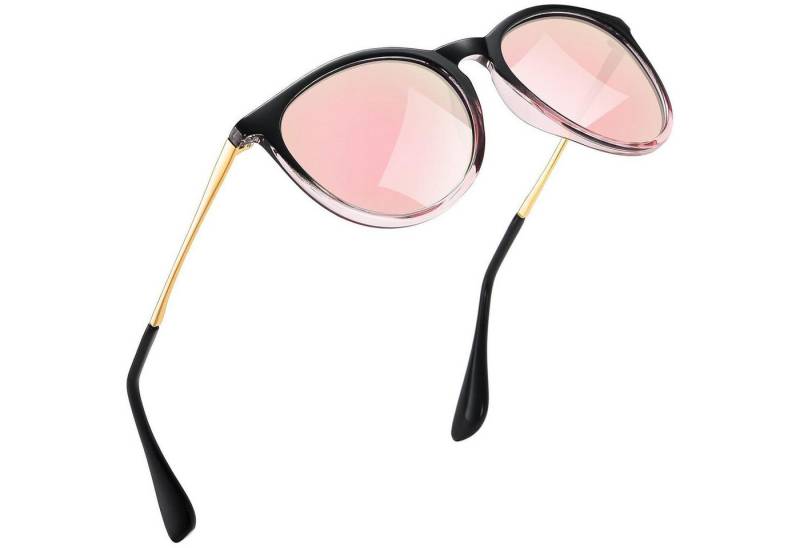 LuxusKollektion Retrosonnenbrille Sonnenbrille Damen polarisiert UV400 Retro Vintage Rundälterssiger von LuxusKollektion