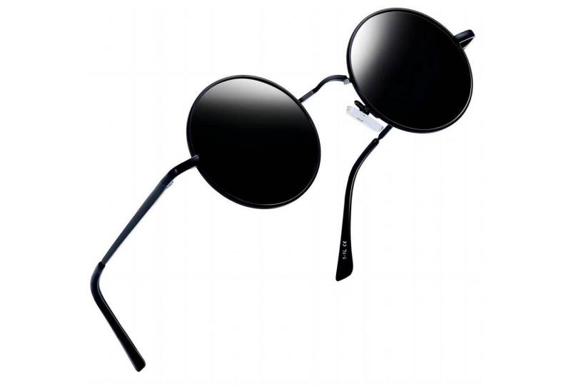 LuxusKollektion Retrosonnenbrille Sonnenbrille Herren Damen polarisiert A06-voll Schwarz Wie die Bilder von LuxusKollektion