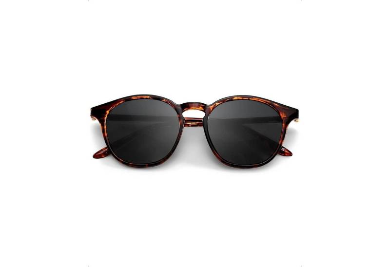 LuxusKollektion Retrosonnenbrille Sonnenbrille Herren Polarisiert Retro Rund UV400 Sport Schildkröte von LuxusKollektion
