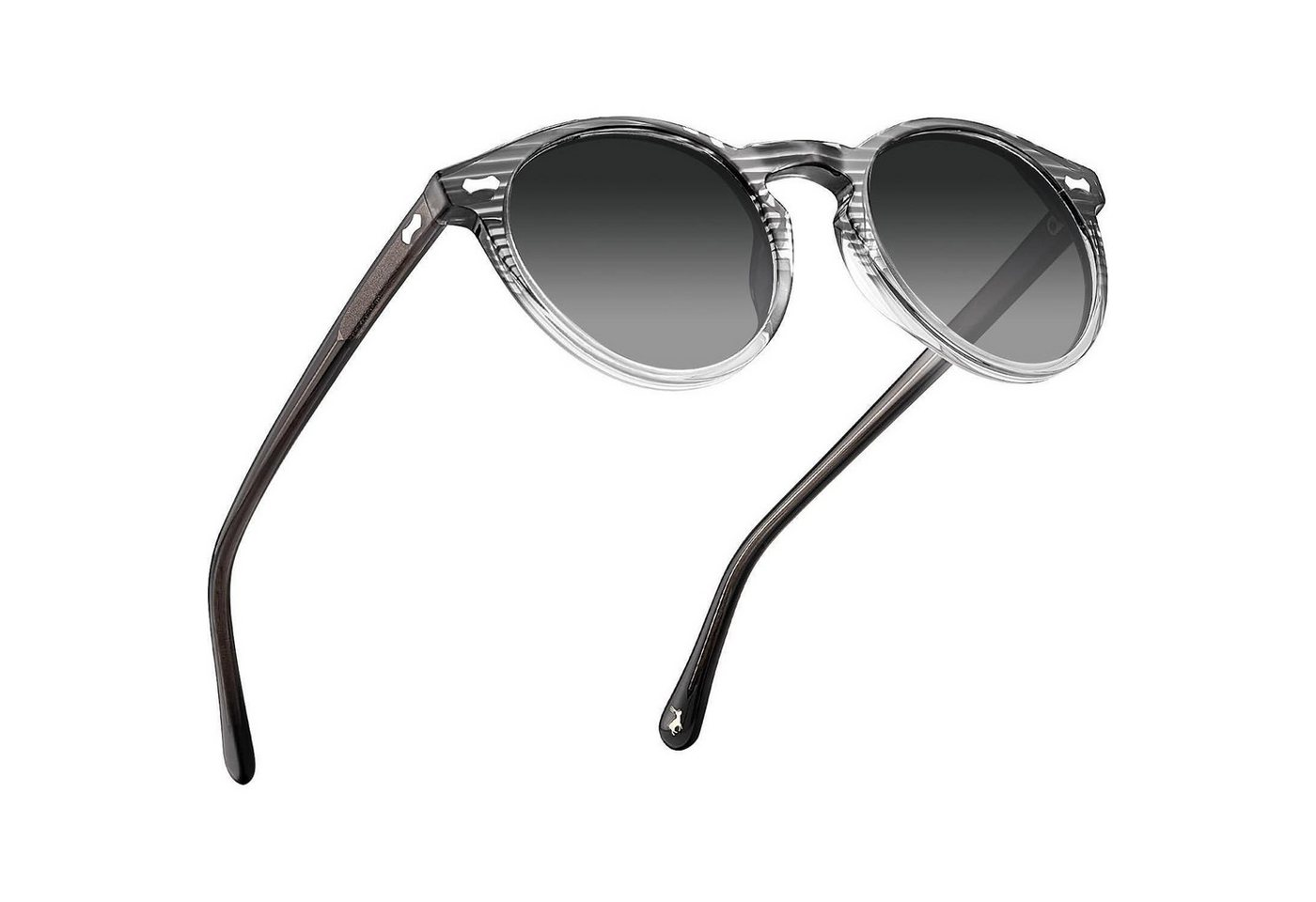 LuxusKollektion Retrosonnenbrille Sonnenbrille Herren Polarisiert Rund Retro Acetat-Rahmen UV 400 LuxusKollektion Retrosonnenbrille Sonnenbrille Herren Polarisiert Rund Retro Acetat-Rahmen UV 400 von LuxusKollektion