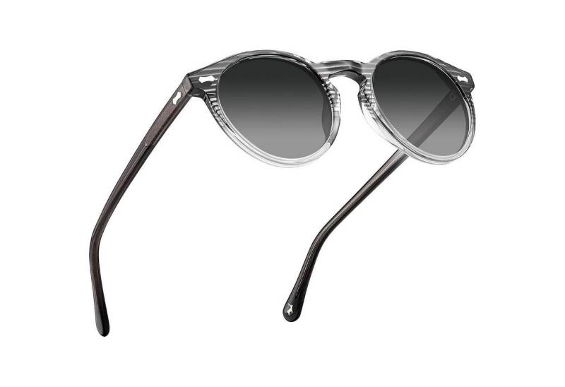 LuxusKollektion Retrosonnenbrille Sonnenbrille Herren Polarisiert Rund Retro Acetat-Rahmen UV 400 LuxusKollektion Retrosonnenbrille Sonnenbrille Herren Polarisiert Rund Retro Acetat-Rahmen UV 400 von LuxusKollektion