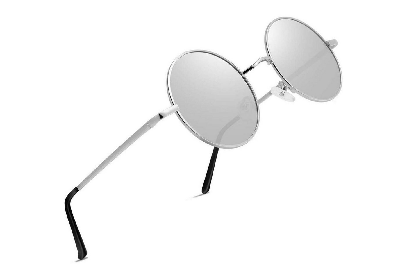LuxusKollektion Retrosonnenbrille Sonnenbrille Polarisiert Rund UV400 Retro Vintage Hippie Steampunk von LuxusKollektion