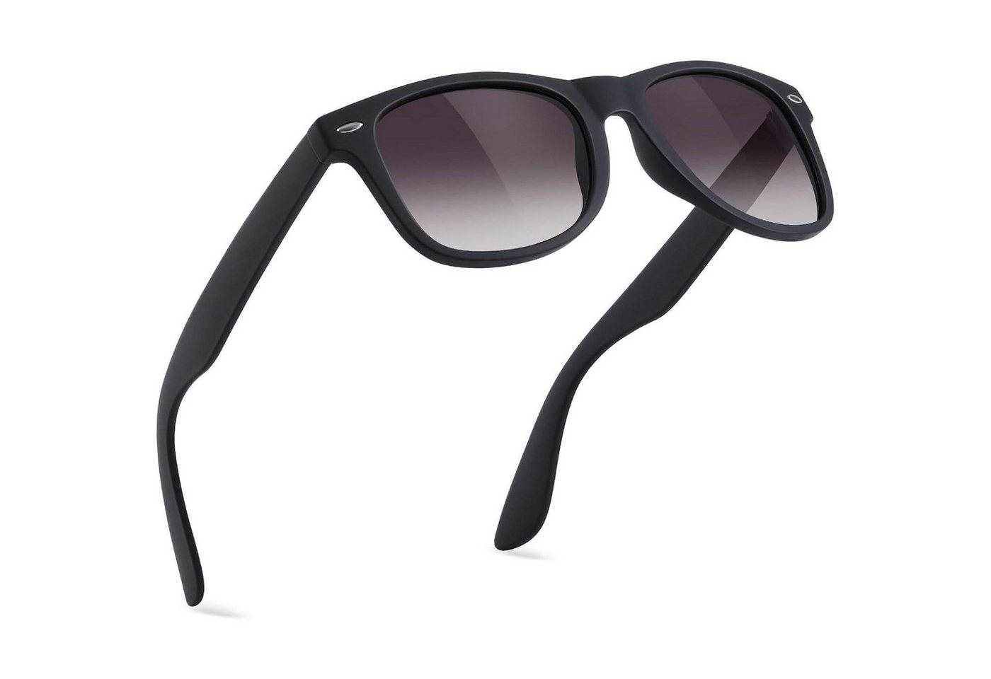 LuxusKollektion Retrosonnenbrille Sonnenbrille Polarisiert UV400 Herren Damen Retro Schwarz-lila von LuxusKollektion