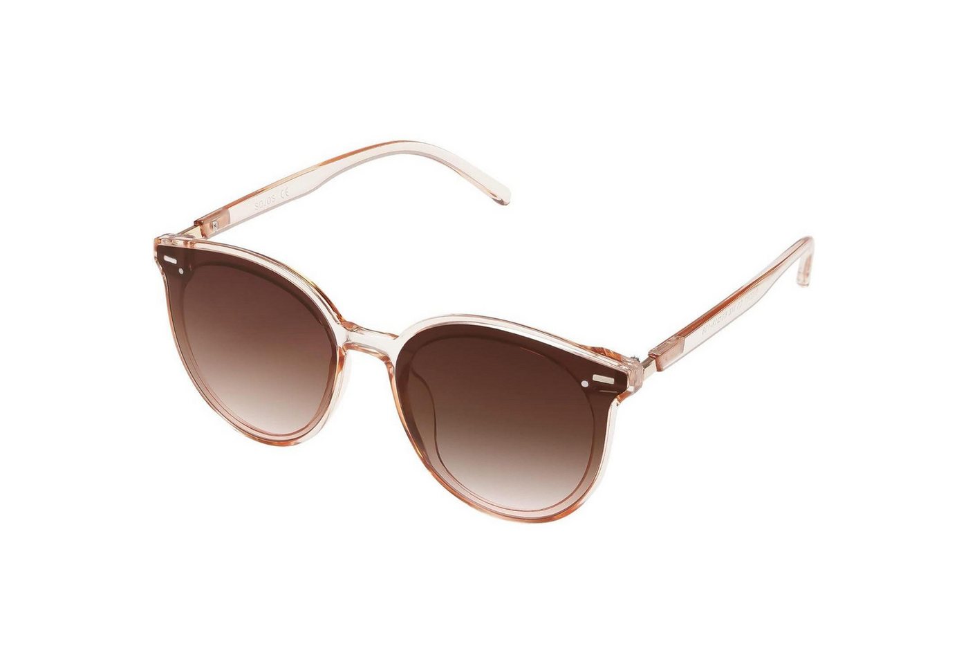 LuxusKollektion Retrosonnenbrille Sonnenbrille Runde Retro Damen Herren SJ2067 Braun Rahmen Braun Linse von LuxusKollektion