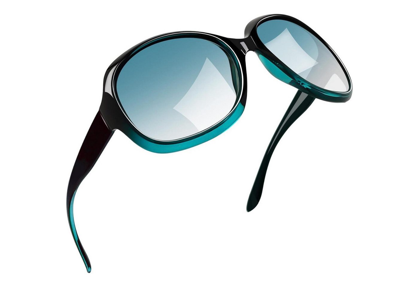 LuxusKollektion Retrosonnenbrille Sonnenbrille Übergroße B07-mode Grün Hellgrün Wie die Bilder von LuxusKollektion