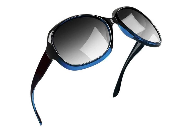 LuxusKollektion Retrosonnenbrille Sonnenbrille Übergroße Damen B12-mode Blau Hellgrau Wie die Bilder von LuxusKollektion