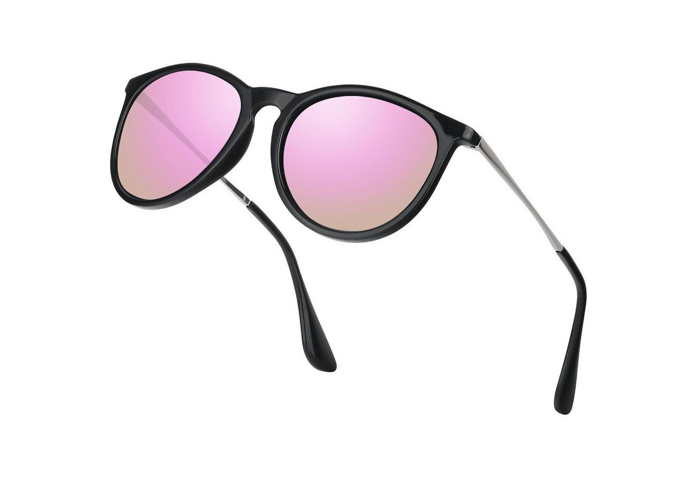 LuxusKollektion Retrosonnenbrille Sonnenbrille polarisiert Damen UV400 Cateye Retro Mode Rosa von LuxusKollektion