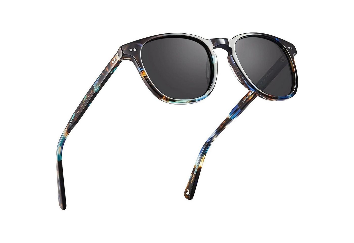 LuxusKollektion Retrosonnenbrille Vintage Herren Sonnenbrille Polarisiert UV400 Acetatrahmen von LuxusKollektion