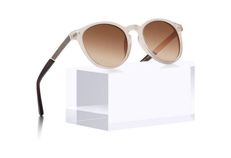 LuxusKollektion Retrosonnenbrille Vintage Polarisierte Runde Sonnenbrille für Damen mit UV-Schutz von LuxusKollektion