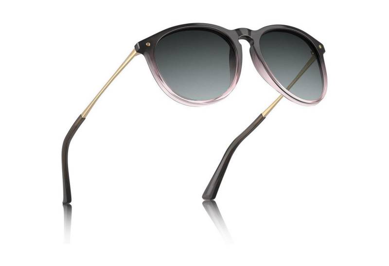 LuxusKollektion Retrosonnenbrille Vintage Polarisierte Sonnenbrille UV400 Schutz Ultraleicht Rahmen von LuxusKollektion