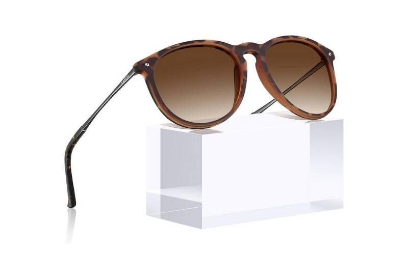 LuxusKollektion Retrosonnenbrille Vintage Polarisierte Sonnenbrille UV400 Schutz Ultraleicht Rahmen von LuxusKollektion