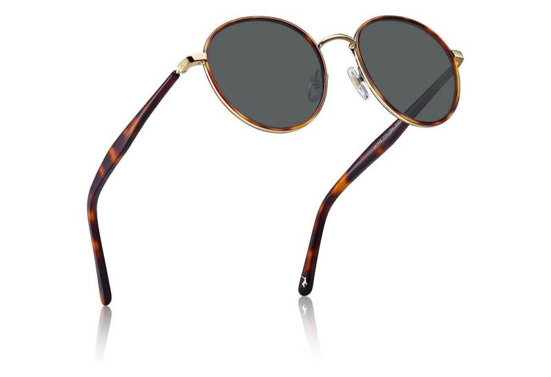 LuxusKollektion Retrosonnenbrille Vintage Runde Damen Sonnenbrille Polarisiert UV-Schutz mit Etui und LuxusKollektion Retrosonnenbrille Vintage Runde Damen Sonnenbrille Polarisiert UV-Schutz mit Etui und von LuxusKollektion