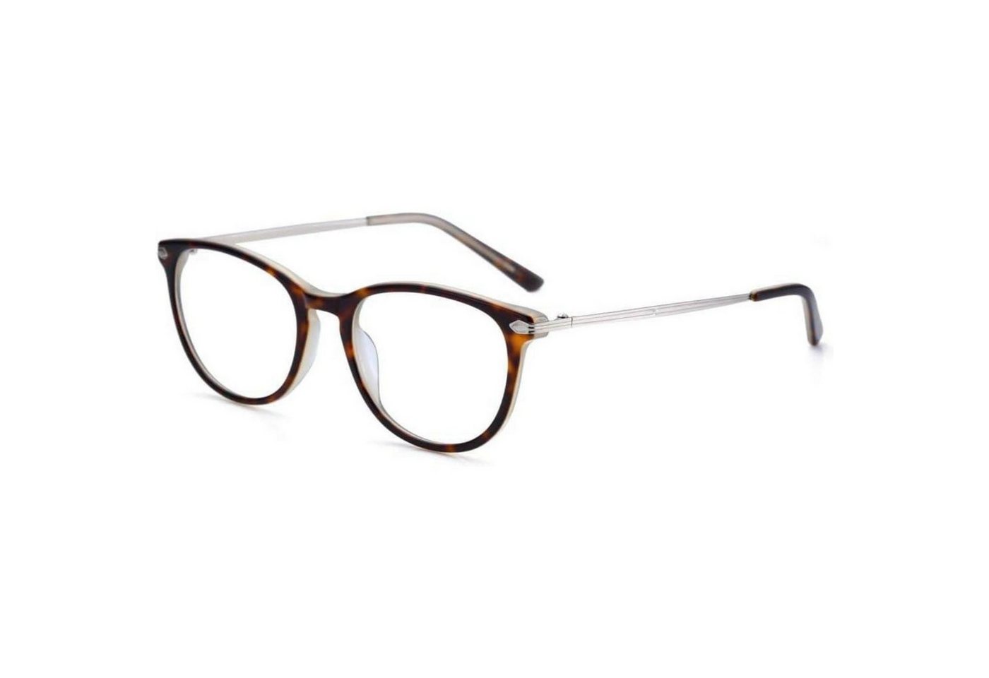 LuxusKollektion Retrosonnenbrille Vintage Runde Nerdbrille Retro Klare Linse Unisex Brillenrahmen von LuxusKollektion