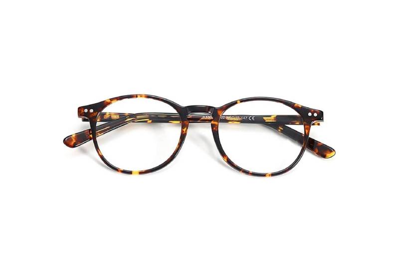 LuxusKollektion Retrosonnenbrille Vintage Runde Nerdbrille mit Klaren Gläsern für Damen und Herren LuxusKollektion Retrosonnenbrille Vintage Runde Nerdbrille mit Klaren Gläsern für Damen und Herren von LuxusKollektion