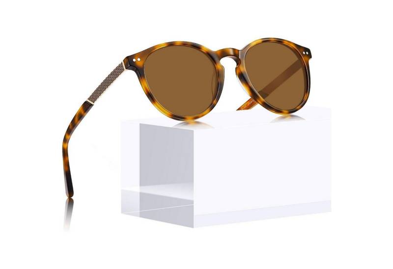 LuxusKollektion Retrosonnenbrille Vintage Runde Sonnenbrille Damen Polarisiert 100% UV-Schutz von LuxusKollektion