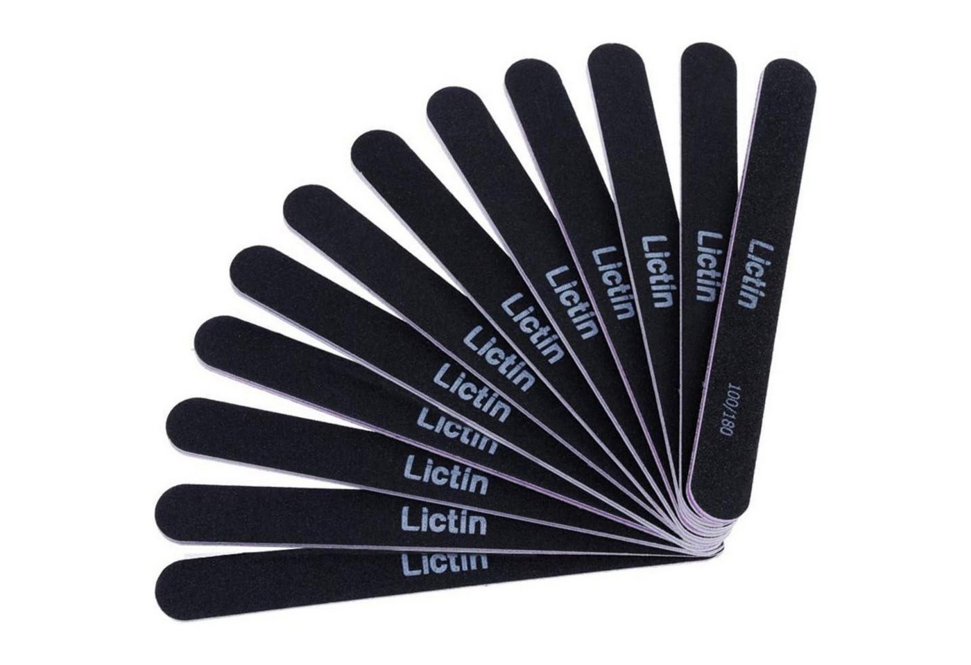 Lictin Sandblatt-Nagelfeile 16 Nagelfeilen Professionell Doppelseitig Einweg 100/180 Grit von Lictin