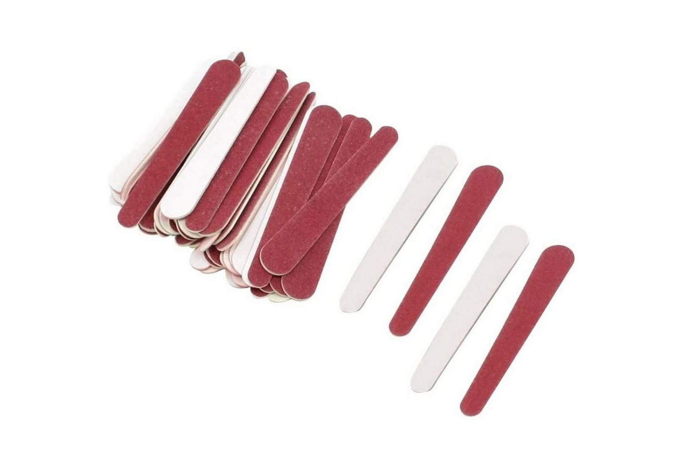 Haobase Sandblatt-Nagelfeile 50 Einweg Nagelfeilen doppelseitig 7,5cm Holz Schleifpapier Rot Haobase Sandblatt-Nagelfeile 50 Einweg Nagelfeilen doppelseitig 7,5cm Holz Schleifpapier Rot von Haobase