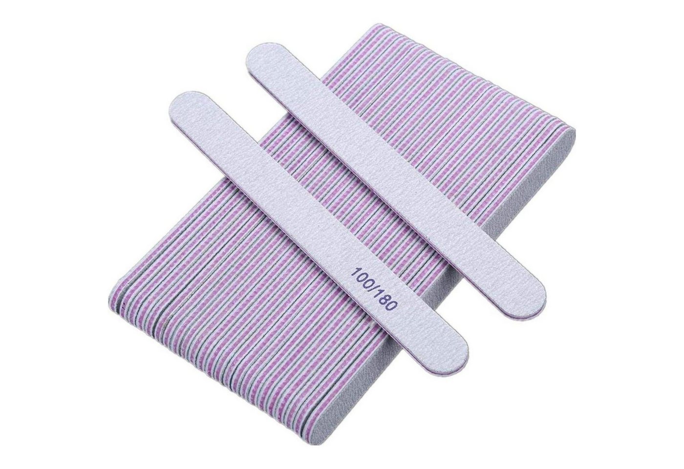 dailymall Sandblatt-Nagelfeile Nagelfeile weiß 100/180 Körnung - lila Kern - 25er Pack dailymall Sandblatt-Nagelfeile Nagelfeile weiß 100/180 Körnung - lila Kern - 25er Pack von dailymall