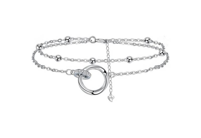 LuxusKollektion Schmuckset Armband Damen Silber 925 Mama Muttertag Silber-G von LuxusKollektion