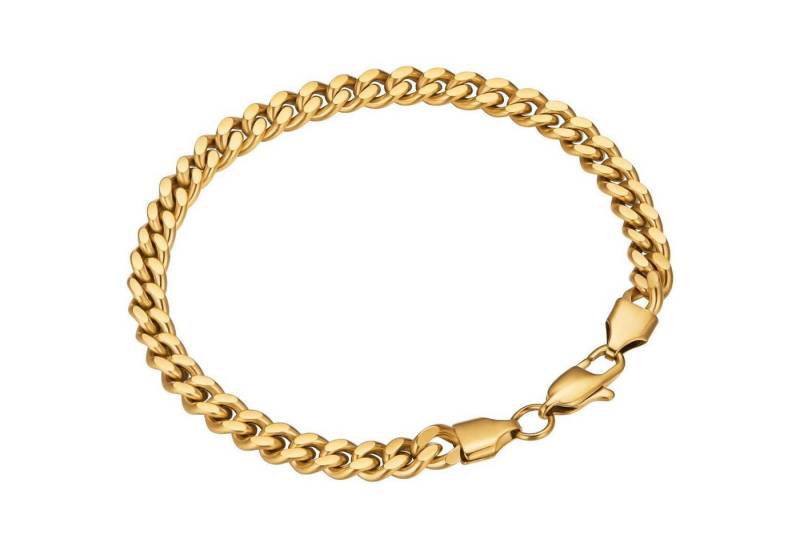 LuxusKollektion Schmuckset Armband Herren Panzerarmband Cuban 6mm Golden 20.32 Zentimeter von LuxusKollektion