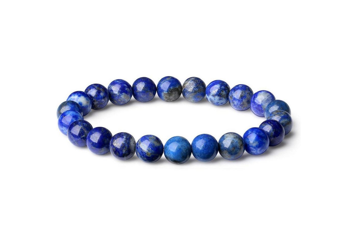 LuxusKollektion Schmuckset Armband Perlen Edelsteine Heilsteine Elastisch Damen Lapislazuli von LuxusKollektion