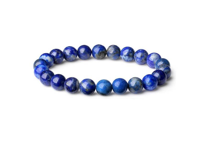 LuxusKollektion Schmuckset Armband Perlen Edelsteine Heilsteine Elastisch Damen Lapislazuli von LuxusKollektion