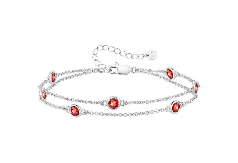LuxusKollektion Schmuckset Armband Pferdeaugen 925 Silber 925 Silver-01-Jan & 07-Juli von LuxusKollektion
