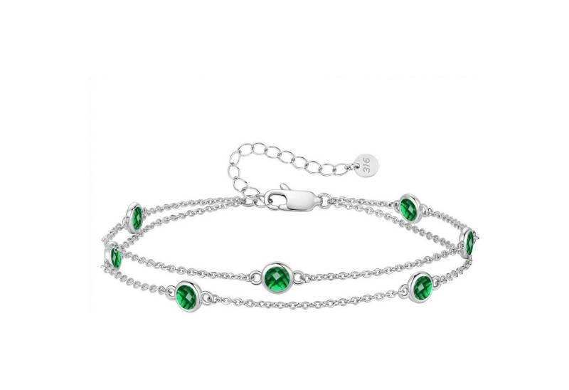 LuxusKollektion Schmuckset Armband Pferdeaugen Damen 925 Sterling Silber Stainless Steel-05-Mai von LuxusKollektion